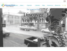 Tablet Screenshot of discoverypointschoolofmassage.com